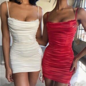 Satin Mini dress oh Polly with tag on (never worn)